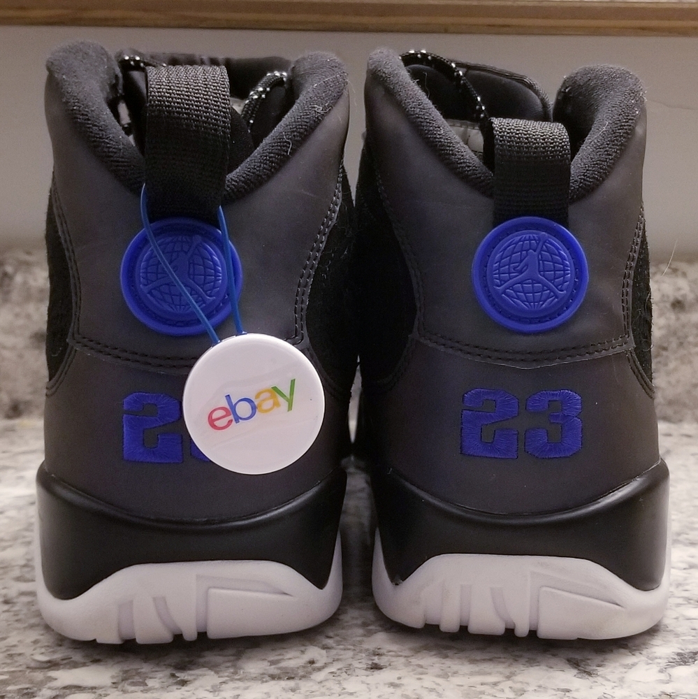 JORDAN 9 IX *RARE* EXCELLENT COND RACER BLUE NIKE AIR AUTHENTICATED TAG GENUINE - Picture 7 of 10